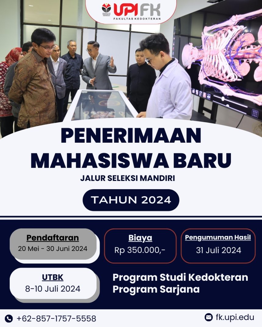 Penerimaan Mahasiswa Baru Fakultas Kedokteran UPI Jalur Seleksi Mandiri ...