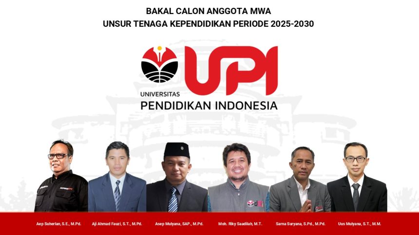 Sarna Suryana, S.Pd., M.Pd., melaju ke Tiga Besar Calon Anggota MWA UPI dari Unsur Tenaga Kependidikan