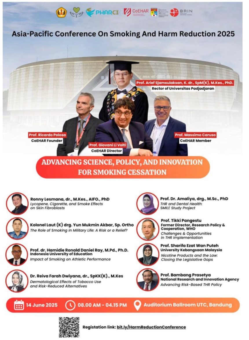 Dekan FK UPI Jadi Narasumber di Asia-Pacific Conference on Smoking and Harm Reduction 2025