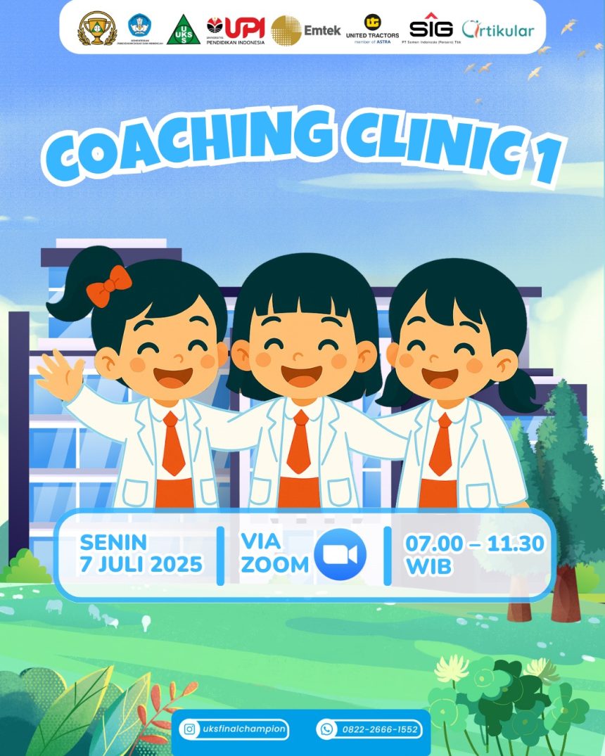 643 Finalis UKS Final Champions 2025 Ikuti Coaching Clinic: Mencetak Pemimpin Cilik Sekolah Sehat sebagai Kontribusi terhadap SDGs