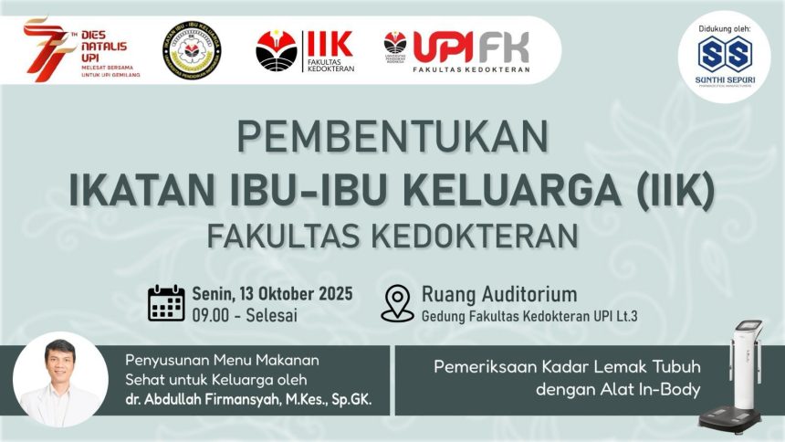 Pembentukan IIK FK UPI: Wujud Kepedulian terhadap Kesehatan Keluarga dan Dukung Pencapaian SDG 3