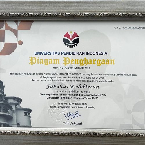FK UPI Raih Juara 1 Kategori Website PPID pada Dies Natalis UPI ke-71