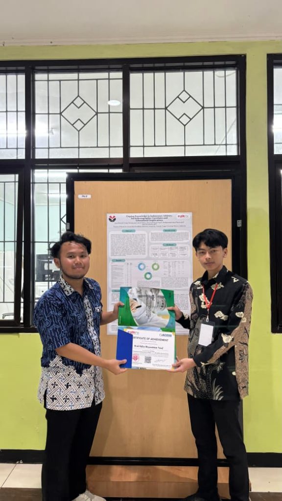 Mahasiswa FK UPI Best Poster juara 1 UPI-ACESS Joint Symposium 2025
