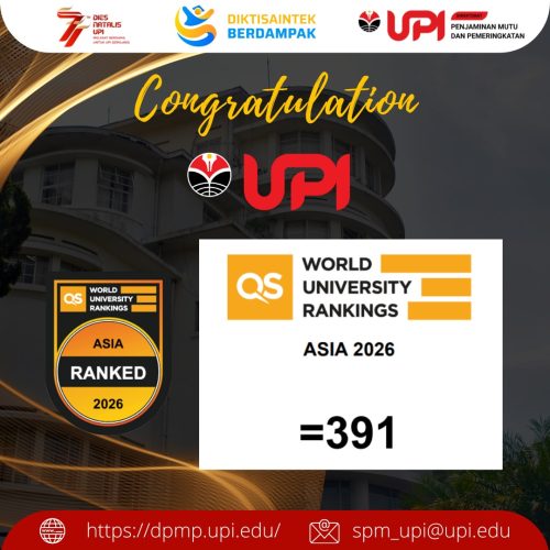 UPI Catat Prestasi Gemilang di Panggung Asia: Peringkat ke-391 QS Asia 2026, Wujud Nyata Program “Berdampak” dan Dukungan terhadap SDGs