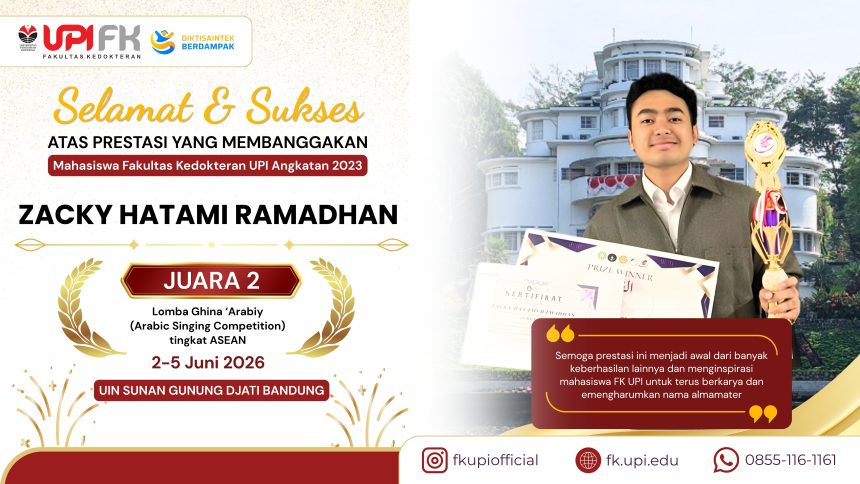 Featured Image Mahasiswa FK UPI Raih Juara 2 Arabic Singing Competition