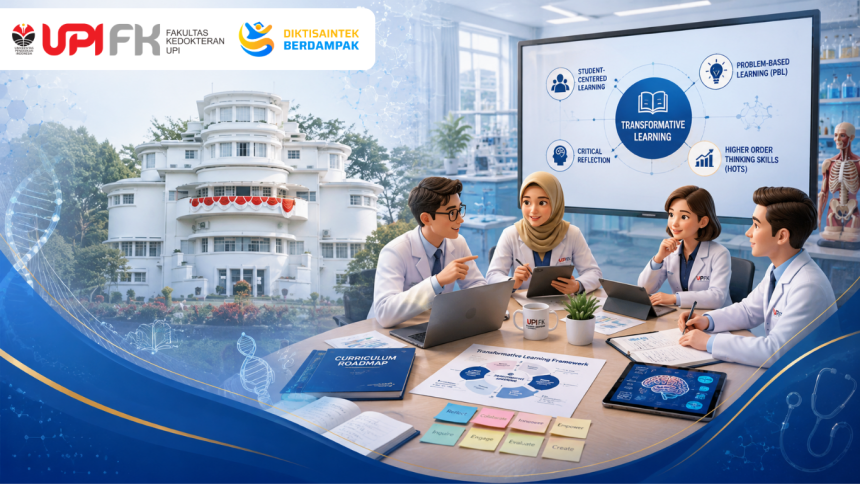 FK UPI Gelar Pengimbasan Pelatihan Pembelajaran Transformatif untuk Perkuat Kualitas Pendidikan Kedokteran