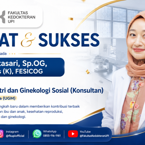 Dosen FK UPI Raih Gelar Subspesialis Obstetri dan Ginekologi Sosial