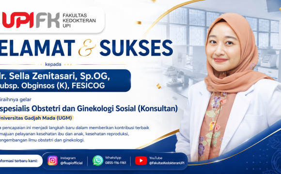 Dosen FK UPI Raih Gelar Subspesialis Obstetri dan Ginekologi Sosial