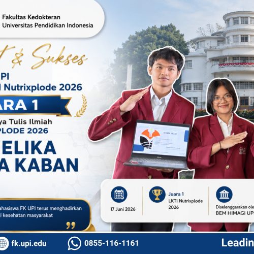 Mahasiswa FK UPI Raih Juara 1 LKTI Nutrixplode 2026