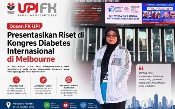 Dosen FK UPI Presentasikan Riset di Kongres Diabetes Internasional di Melbourne