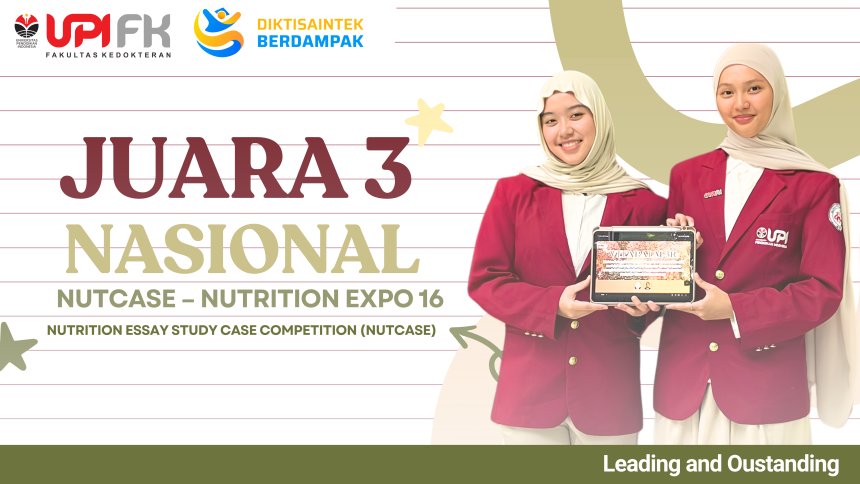 1 Mahasiswa FK UPI Raih Juara 3 Nasional NUTCASE 2026