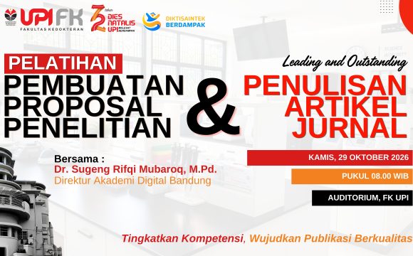 FK UPI Gelar Pelatihan Penulisan Artikel Jurnal