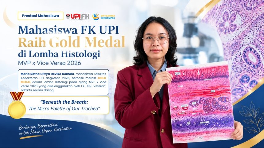 Mahasiswa FK UPI Raih Gold Medal Lomba Histologi 2026